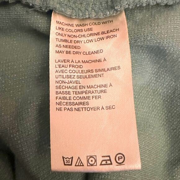 Free People Plaid Long Ruby Jacket Shacked Coat Sage Medium Grunge Distressed - Picture 10 of 11